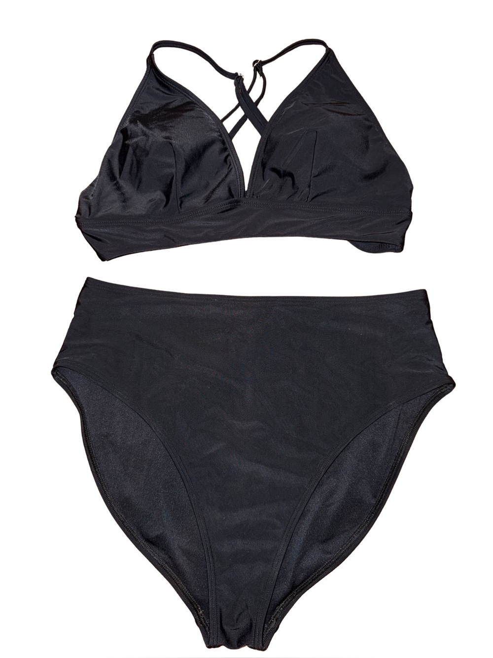 Old Navy Black High-Rise Bikini Set